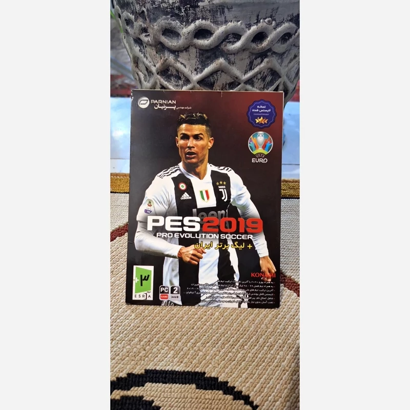 بازی کامپیوتری PES 2019 PRO EVOLUTION SOCCER با لیگ برتر ایران مخصوص PC نشر پرنیان